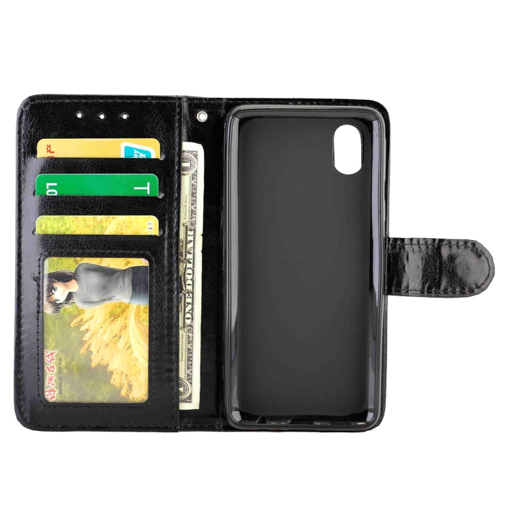 For Galaxy A01 Core/M01 Core Crazy Horse Texture Leather Horizontal Flip Protective Case with Holder & Card Slots & Wallet & Photo Frame