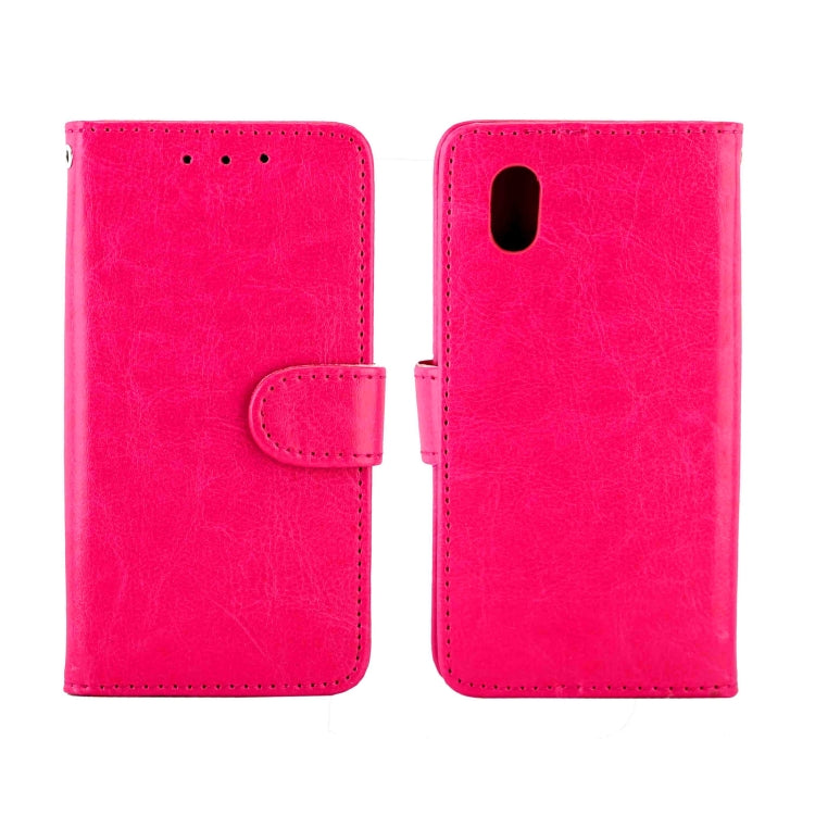 For Galaxy A01 Core/M01 Core Crazy Horse Texture Leather Horizontal Flip Protective Case with Holder & Card Slots & Wallet & Photo Frame