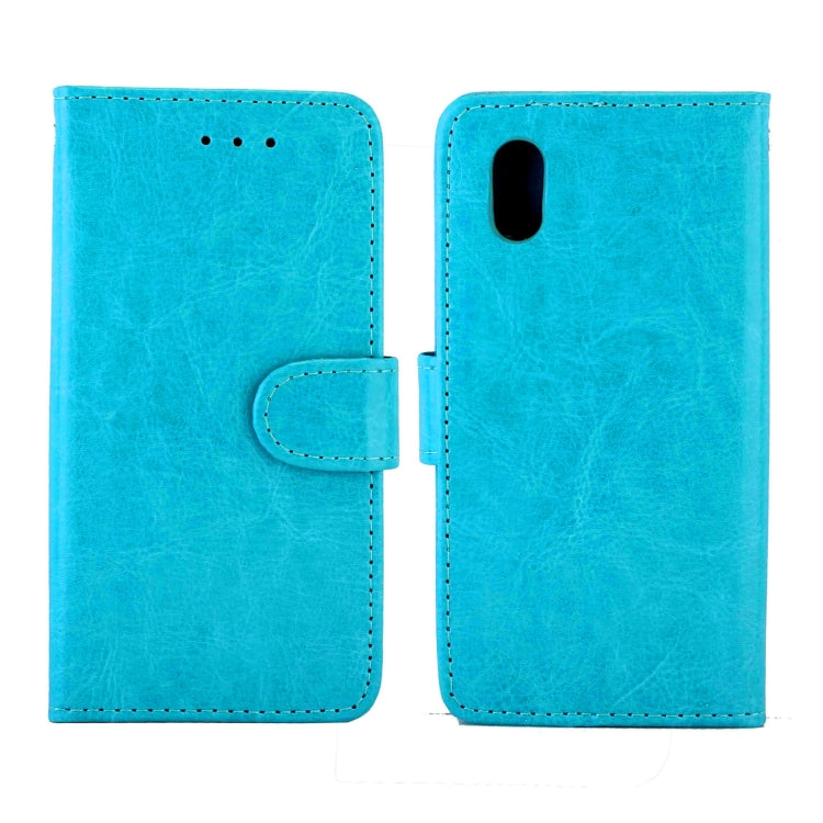 For Galaxy A01 Core/M01 Core Crazy Horse Texture Leather Horizontal Flip Protective Case with Holder & Card Slots & Wallet & Photo Frame
