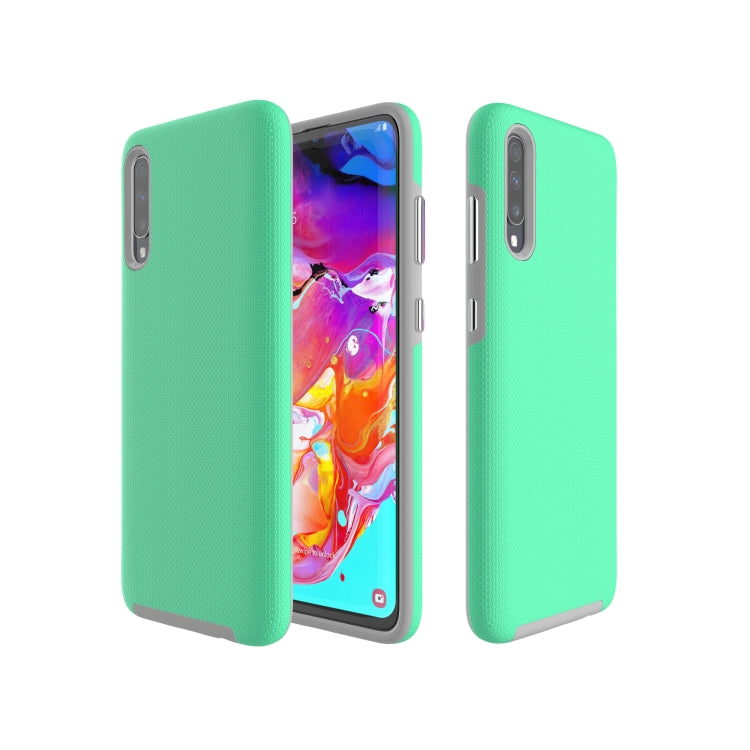 Anti-slip Armor Texture TPU + PC Case for Samsung A70