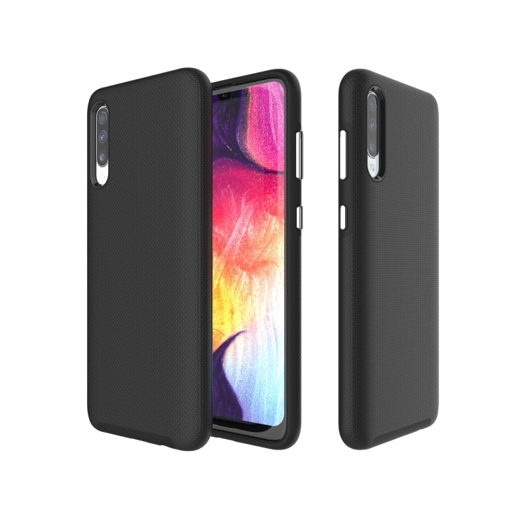 Anti-slip Armor Texture TPU + PC Case for Samsung A50