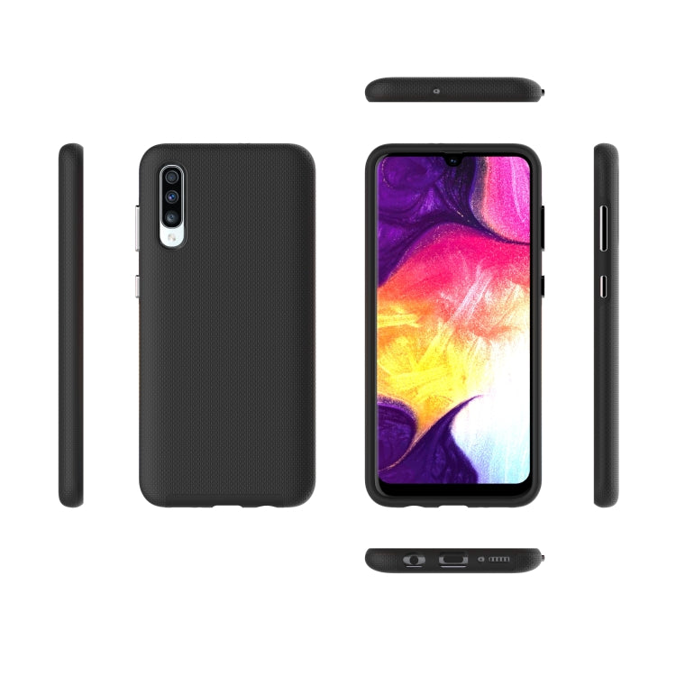 Anti-slip Armor Texture TPU + PC Case for Samsung A50