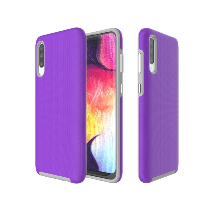 Anti-slip Armor Texture TPU + PC Case for Samsung A50