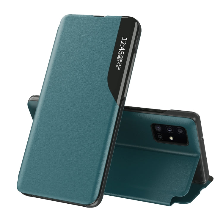 For Samsung Galaxy A71 5G Attraction Flip Holder Leather Phone Case