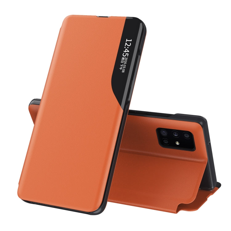 For Samsung Galaxy A71 5G Attraction Flip Holder Leather Phone Case