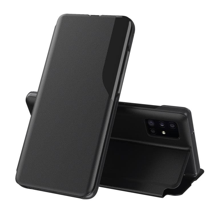 For Galaxy M31S Attraction Flip Holder Leather Phone Case