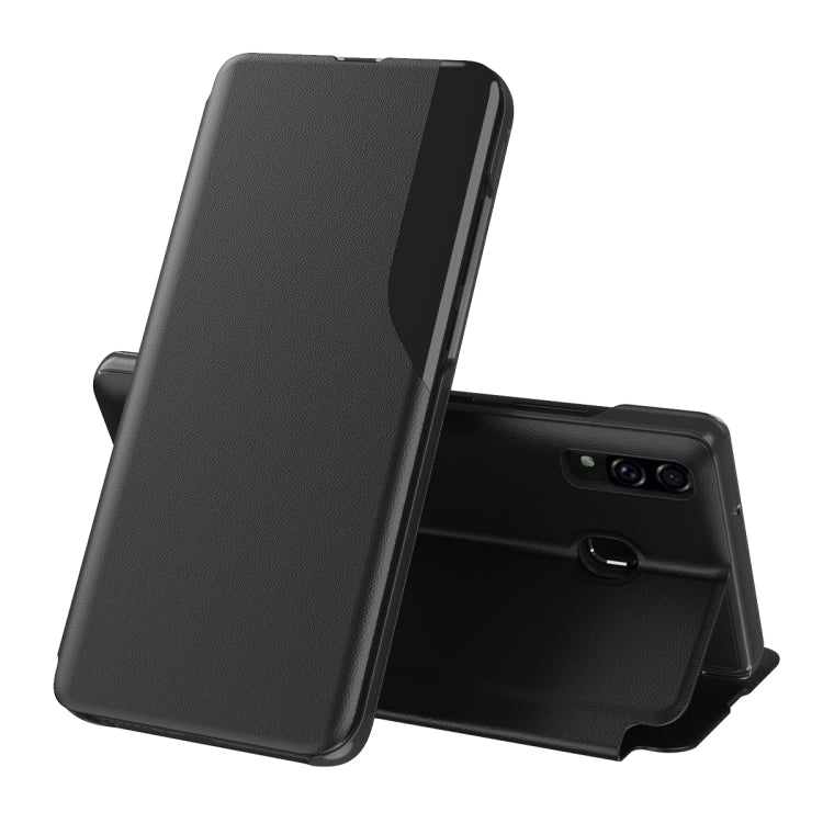For Samsung Galaxy A20S Attraction Flip Holder Leather Phone Case