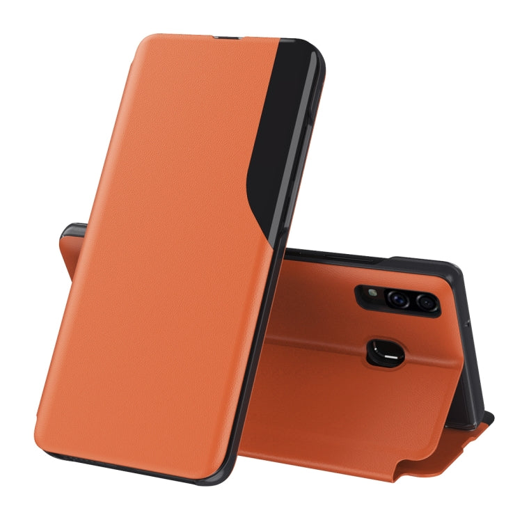 For Samsung Galaxy A20S Attraction Flip Holder Leather Phone Case