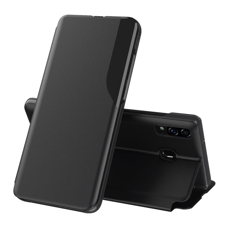 For Samsung Galaxy A10s Attraction Flip Holder Leather Phone Case