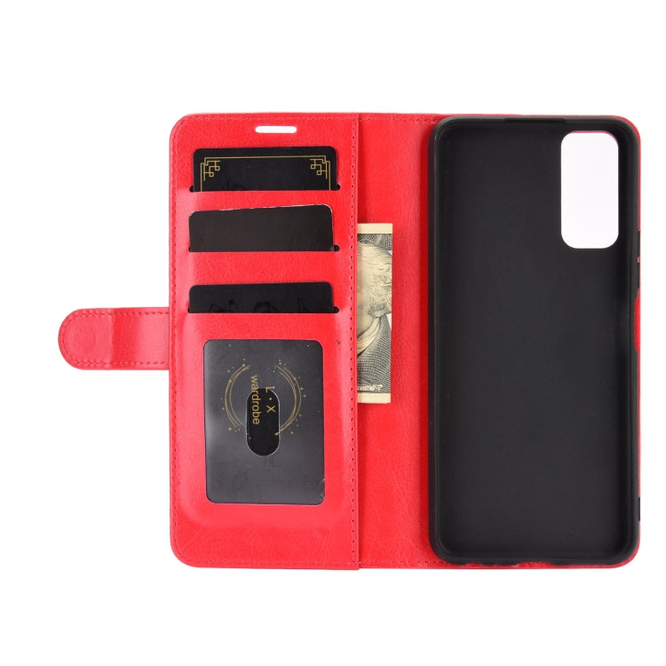 For vivo Y20 R64 Texture Single Horizontal Flip Protective Case with Holder & Card Slots & Wallet& Photo Frame