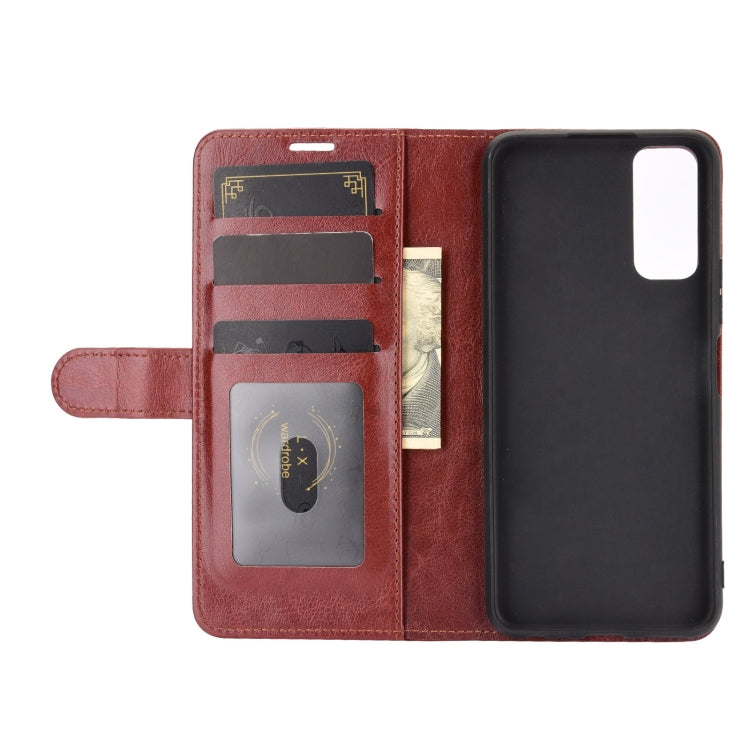 For vivo Y20 R64 Texture Single Horizontal Flip Protective Case with Holder & Card Slots & Wallet& Photo Frame
