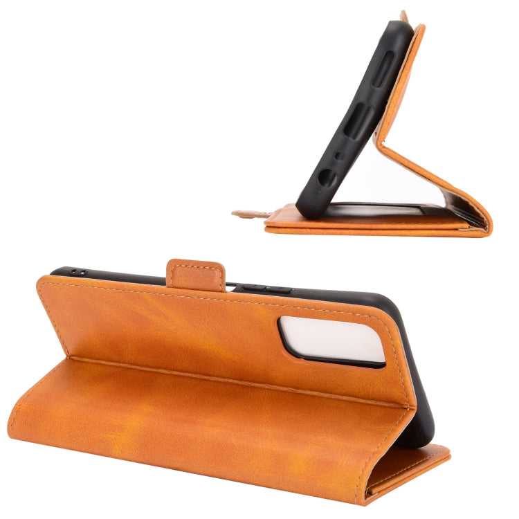 For VIVO Y20 Dual-side Magnetic Buckle Horizontal Flip Leather Case with Holder & Card Slots & Wallet