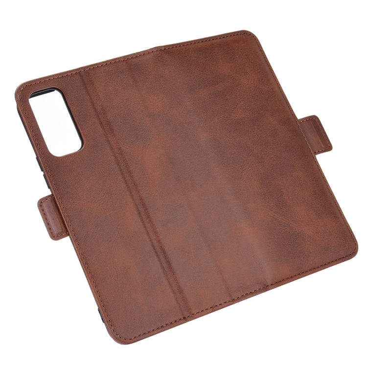 For VIVO Y20 Dual-side Magnetic Buckle Horizontal Flip Leather Case with Holder & Card Slots & Wallet