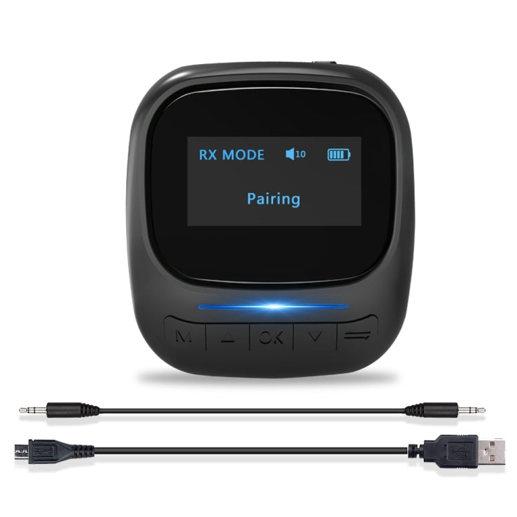 B36 CSR OLED Bluetooth 5.0 Receiver-transmitter Two-in-one Audio Receiver Transmitter