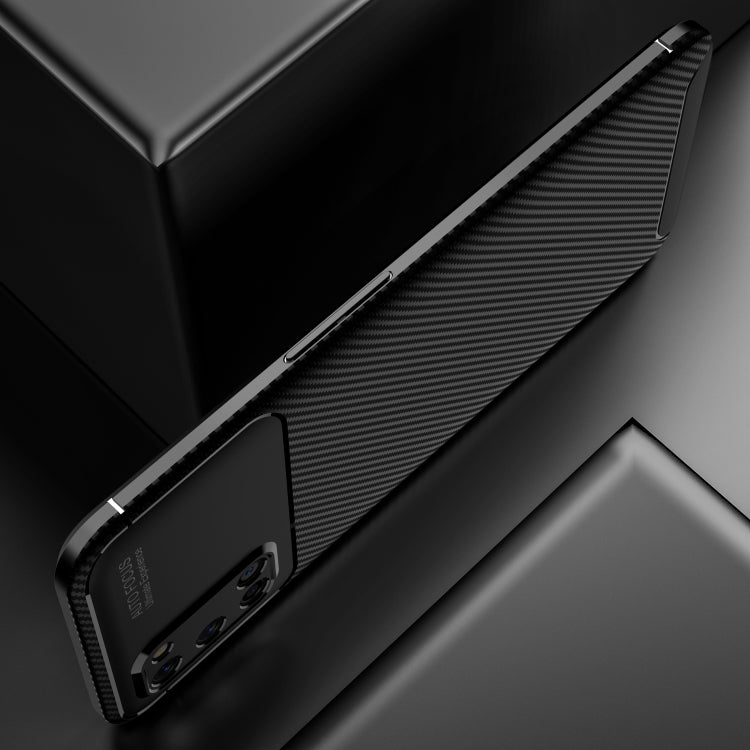 For  OPPO Realme X7 Pro Carbon Fiber Texture Shockproof TPU Case