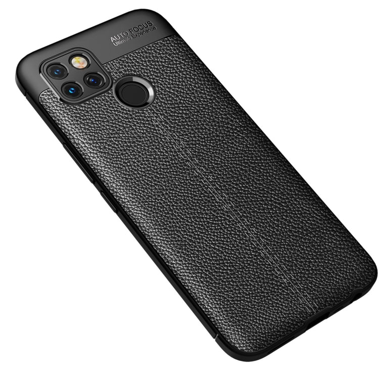 For OPPO Realme V3 Litchi Texture TPU Shockproof Case