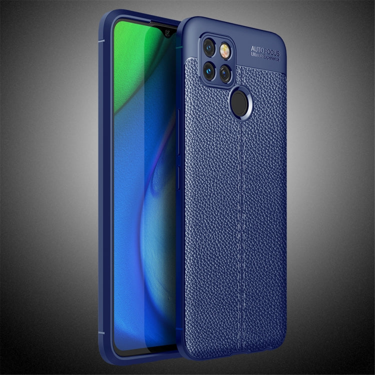 For OPPO Realme V3 Litchi Texture TPU Shockproof Case
