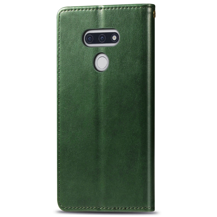 For LG Style3 L-41A Retro Solid Color Leather Buckle Phone Case with Lanyard & Photo Frame & Card Slot & Wallet & Stand Function