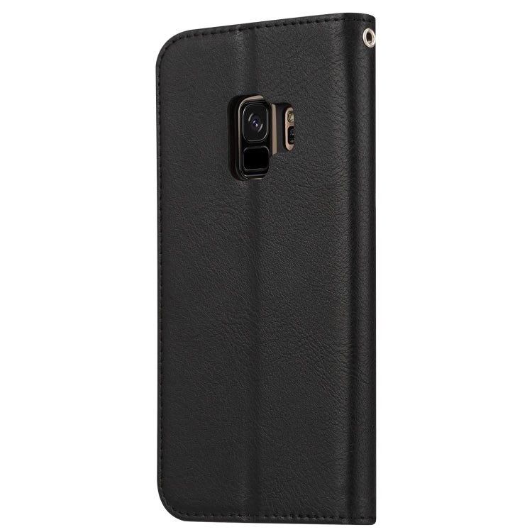 Knead Skin Texture Horizontal Flip Leather Case for Galaxy S9, with Photo Frame & Holder & Card Slots & Wallet