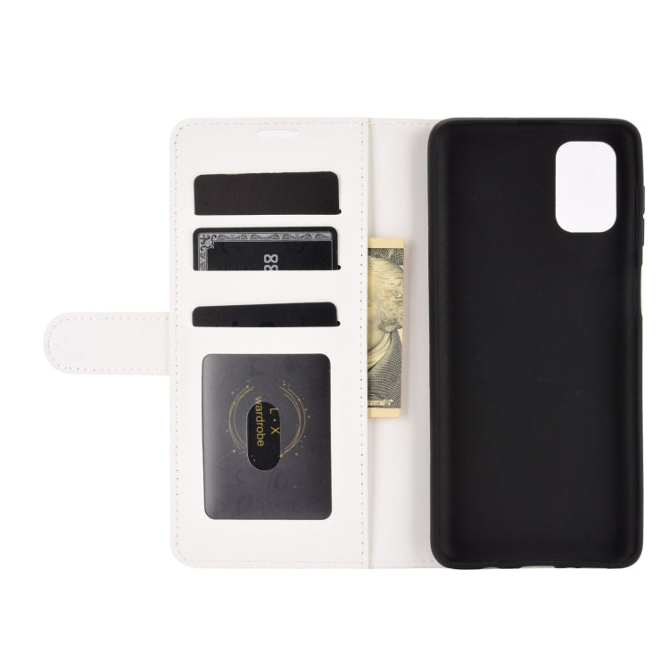 For Samsung Galaxy M51 (Side Fingerprint) R64 Texture Single Horizontal Flip Protective Case with Holder & Card Slots & Wallet & Photo Frame
