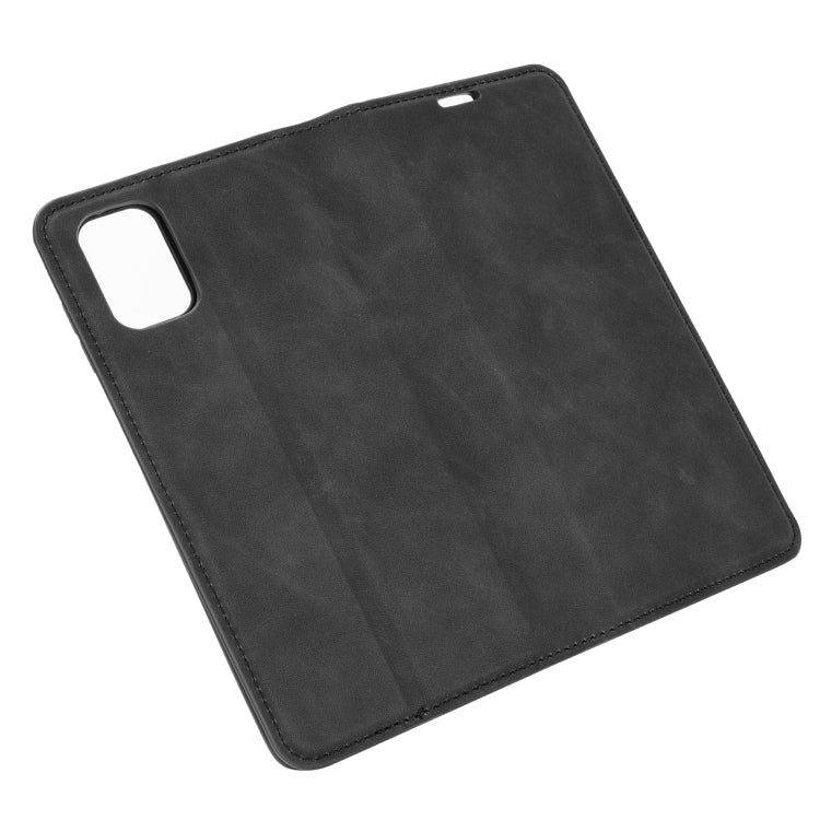 For Samsung Galaxy M51 (Side Fingerprint) Retro-skin Business Magnetic Suction Leather Case with Holder & Card Slots & Wallet