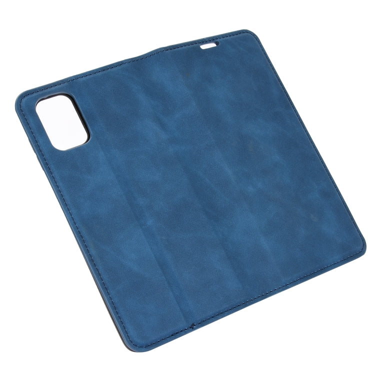 For Samsung Galaxy M51 (Side Fingerprint) Retro-skin Business Magnetic Suction Leather Case with Holder & Card Slots & Wallet