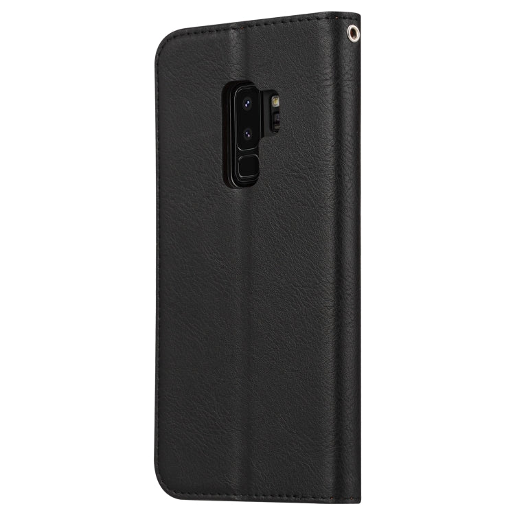 Knead Skin Texture Horizontal Flip Leather Case for Galaxy S9+, with Photo Frame & Holder & Card Slots & Wallet