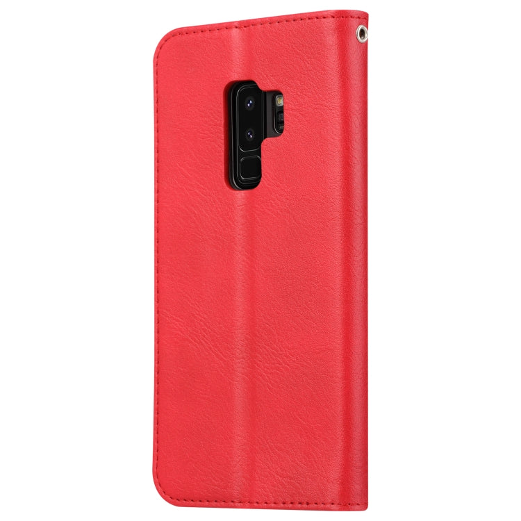 Knead Skin Texture Horizontal Flip Leather Case for Galaxy S9+, with Photo Frame & Holder & Card Slots & Wallet