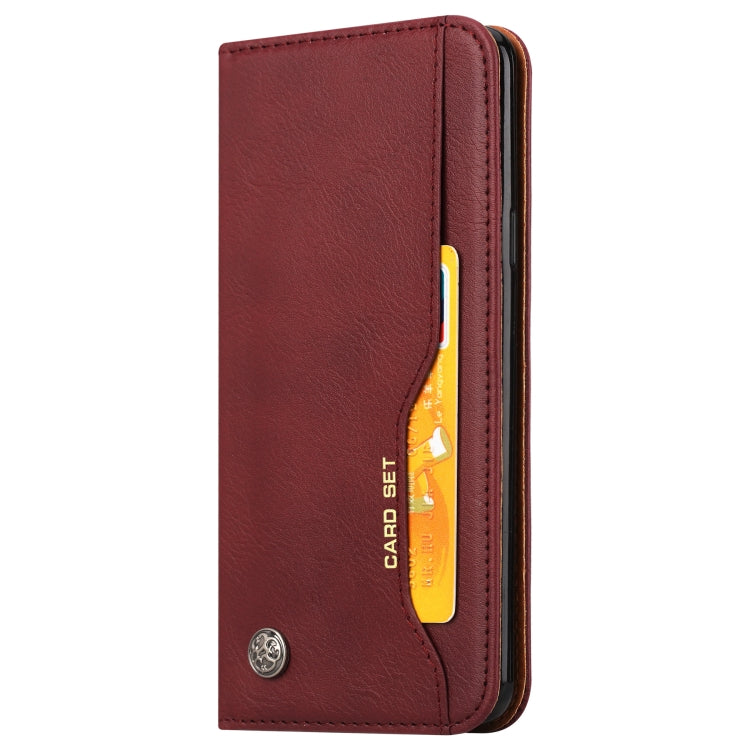 Knead Skin Texture Horizontal Flip Leather Case for Galaxy S9+, with Photo Frame & Holder & Card Slots & Wallet