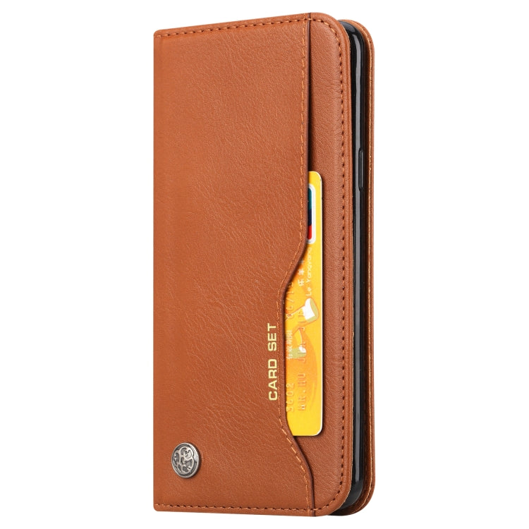 Knead Skin Texture Horizontal Flip Leather Case for Galaxy S9+, with Photo Frame & Holder & Card Slots & Wallet