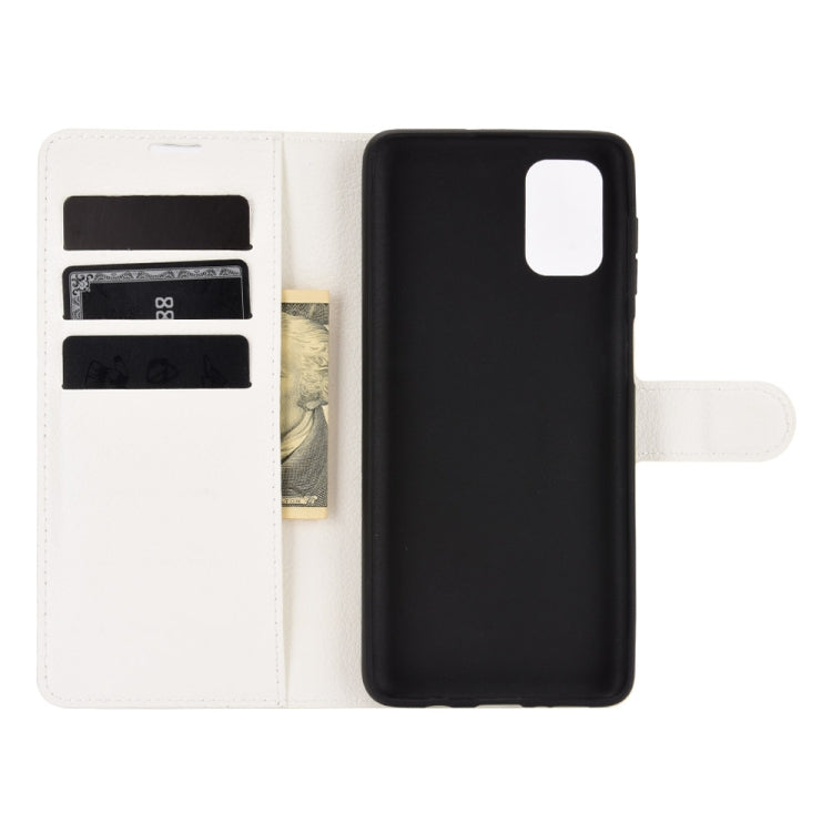 For Samsung Galaxy M51 (Side Fingerprint) Litchi Texture Horizontal Flip Protective Case with Holder & Card Slots & Wallet