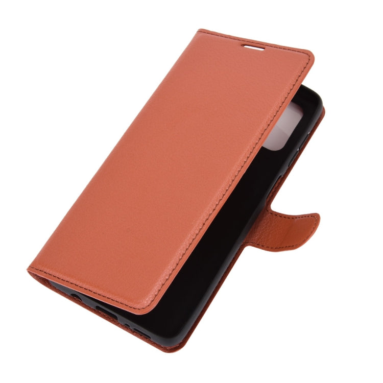 For Samsung Galaxy M51 (Side Fingerprint) Litchi Texture Horizontal Flip Protective Case with Holder & Card Slots & Wallet