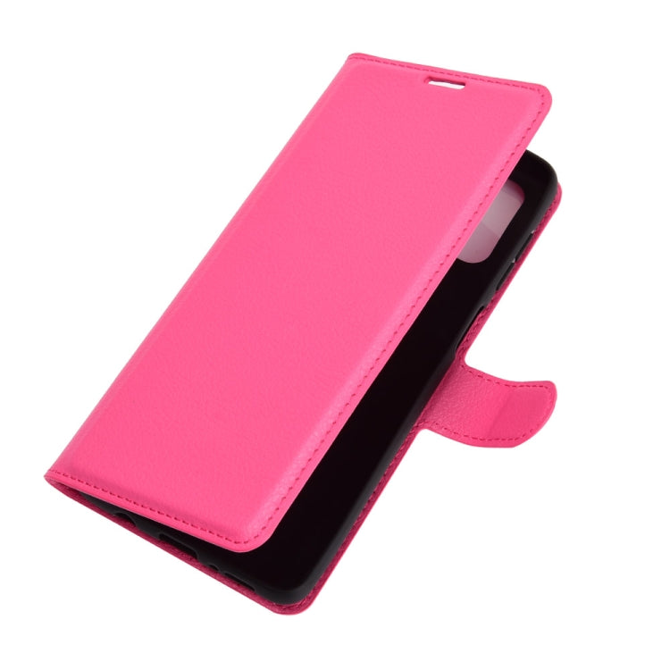 For Samsung Galaxy M51 (Side Fingerprint) Litchi Texture Horizontal Flip Protective Case with Holder & Card Slots & Wallet