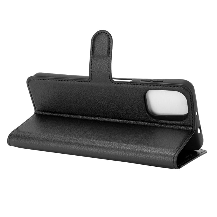 For Motorola Moto G9 Plus Litchi Texture Horizontal Flip Protective Case with Holder & Card Slots & Wallet