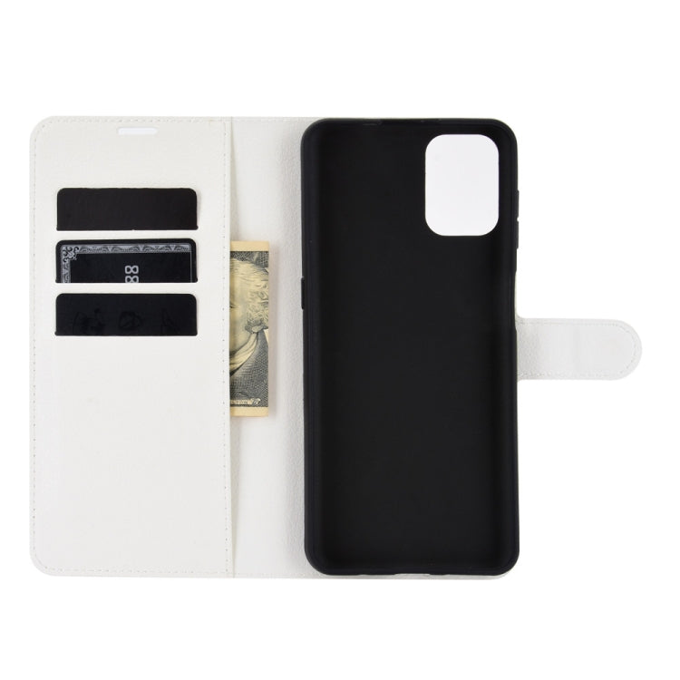 For Motorola Moto G9 Plus Litchi Texture Horizontal Flip Protective Case with Holder & Card Slots & Wallet