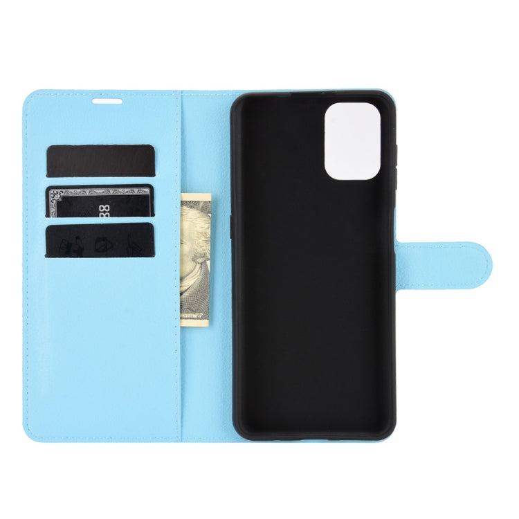 For Motorola Moto G9 Plus Litchi Texture Horizontal Flip Protective Case with Holder & Card Slots & Wallet