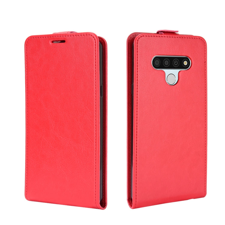 For LG Stylo 6 R64 Texture Single Vertical Flip Leather Protective Case with Card Slots & Photo Frame