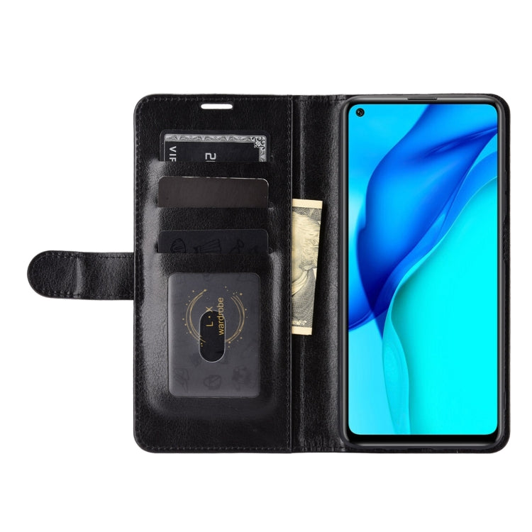 For Huawei Mate 40 lite/Maimang 9 R64 Texture Single Horizontal Flip Protective Case with Holder & Card Slots & Wallet& Photo Frame