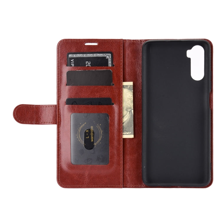 For Huawei Mate 40 lite/Maimang 9 R64 Texture Single Horizontal Flip Protective Case with Holder & Card Slots & Wallet& Photo Frame