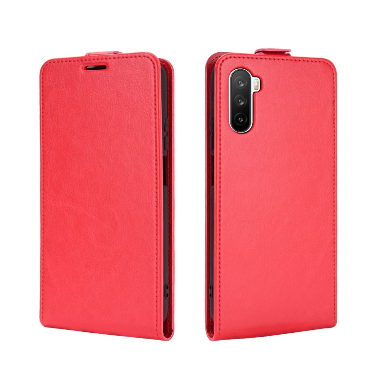 For Huawei Mate 40 lite/Maimang 9 R64 Texture Single Vertical Flip Leather Protective Case with Card Slots & Photo Frame