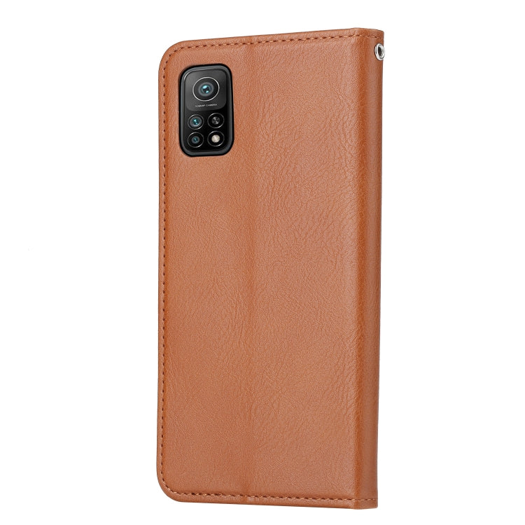 For Xiaomi Mi 10T / Mi 10T Pro Knead Skin Texture Horizontal Flip Leather Case with Photo Frame & Holder & Card Slots & Wallet