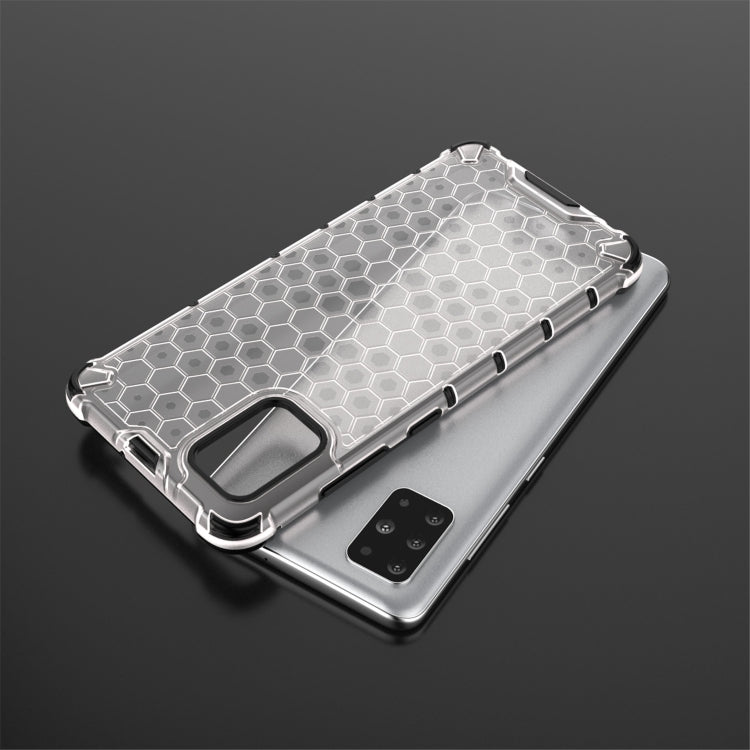 For Samsung Galaxy M51 (Side Fingerprint) Shockproof Honeycomb PC + TPU Case