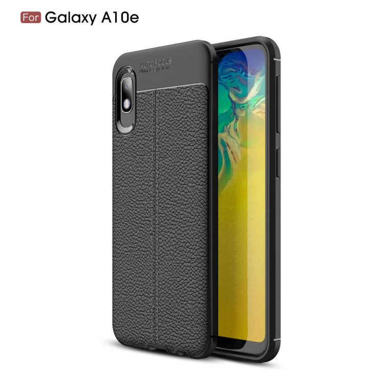 Litchi Texture TPU Shockproof Case for Galaxy A10e
