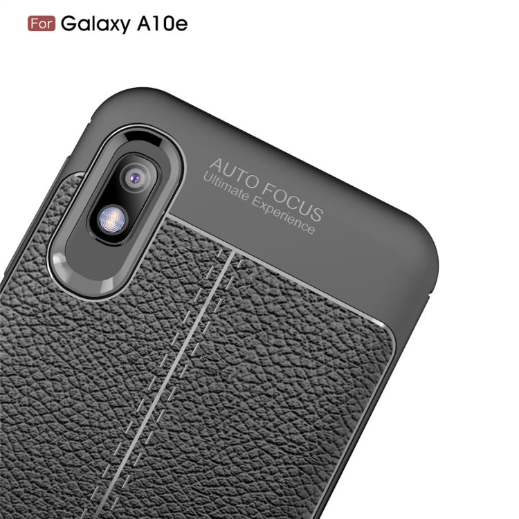 Litchi Texture TPU Shockproof Case for Galaxy A10e