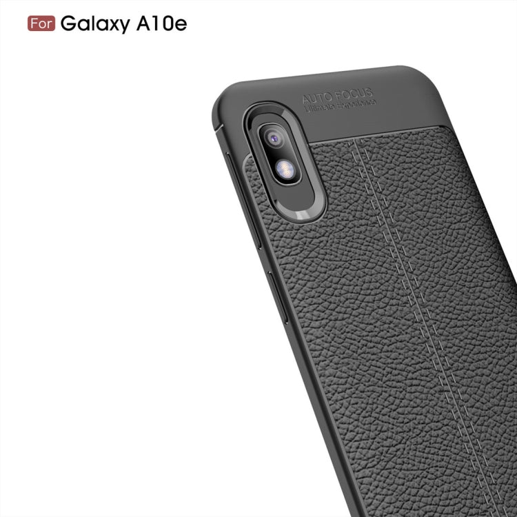 Litchi Texture TPU Shockproof Case for Galaxy A10e
