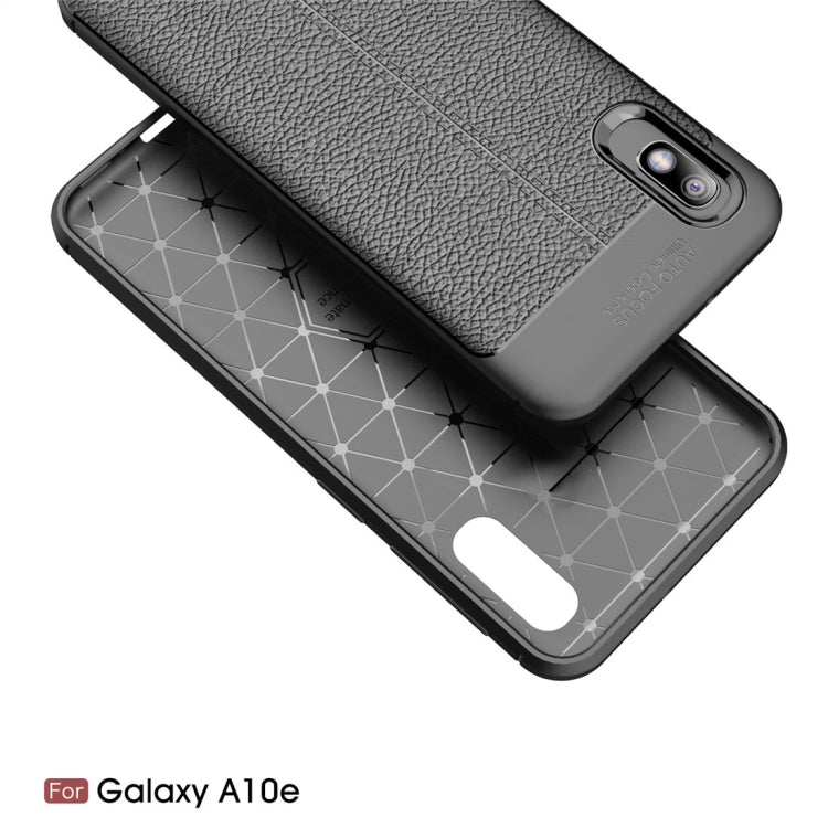 Litchi Texture TPU Shockproof Case for Galaxy A10e