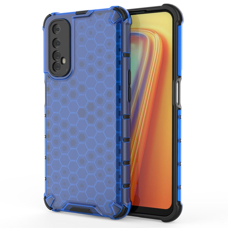 For OPPO Realme 7  Shockproof Honeycomb PC + TPU Case