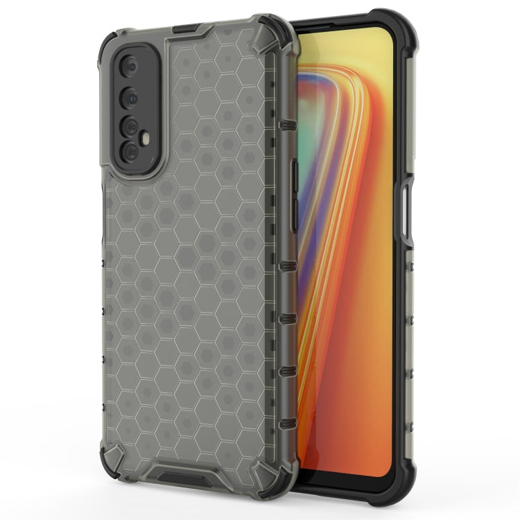 For OPPO Realme 7  Shockproof Honeycomb PC + TPU Case