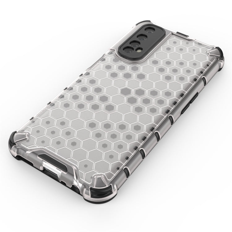 For OPPO Realme 7  Shockproof Honeycomb PC + TPU Case