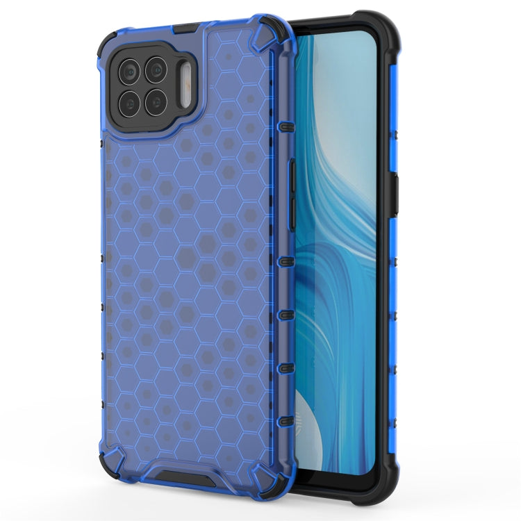 For OPPO F17 Pro  Shockproof Honeycomb PC + TPU Case